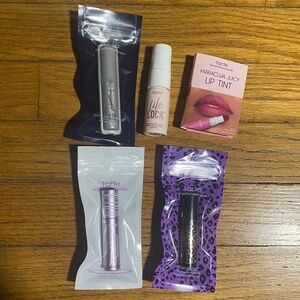Tarte 5-Pc Makeup Set - Mascara, Setting Spray, Lip Tint NEW